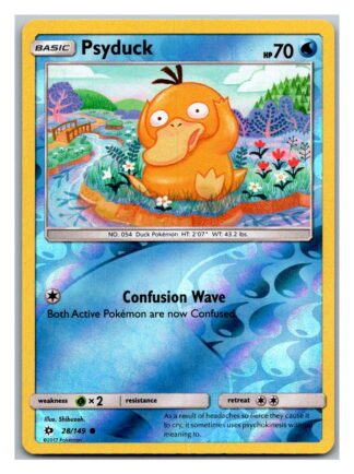Psyduck 28/149 Sun & Moon (Reverse Holo) (Exc Condition)