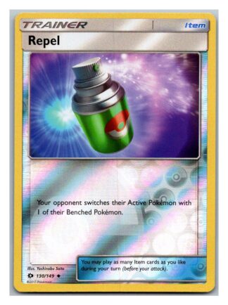 Repel 130/149 Sun & Moon (Reverse Holo) (Exc Condition)
