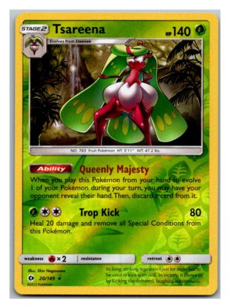 Tsareena 20/149 Sun & Moon (Reverse Holo) (Exc Condition)
