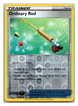 Ordinary Rod 171/202 Sword and Shield (Reverse Holo) (Exc Condition)