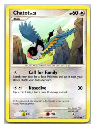 Chatot 95/147 Supreme Victors (Common) (Exc Condition)