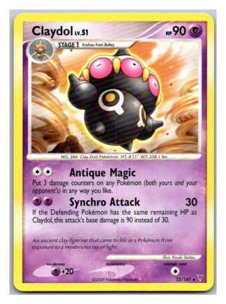 Claydol 22/147 Supreme Victors (Rare) (P Condition)