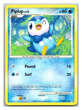 Piplup 121/147 Supreme Victors (Common) (P Condition)