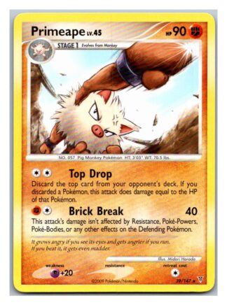 Primeape 39/147 Supreme Victors (Rare) (Exc Condition)