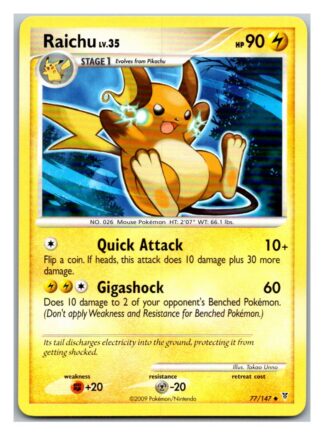 Raichu 77/147 Supreme Victors (Uncommon) (LP Condition)