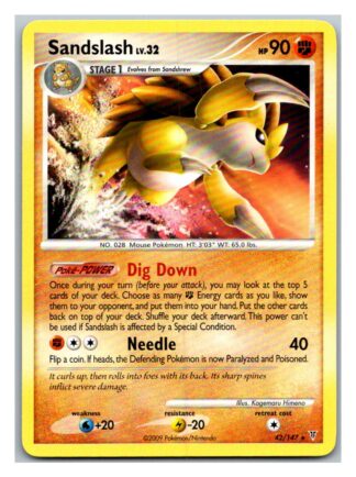 Sandslash 42/147 Supreme Victors (Rare) (LP Condition)