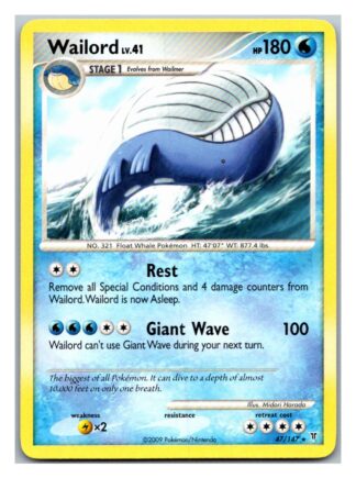 Wailord 47/147 Supreme Victors (Rare) (LP Condition)