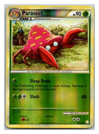 Parasect 48/123 HeartGold SoulSilver (Reverse Holo) (LP Condition)