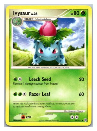 Ivysaur 51/132 Secret Wonders (Uncommon) (P Condition)