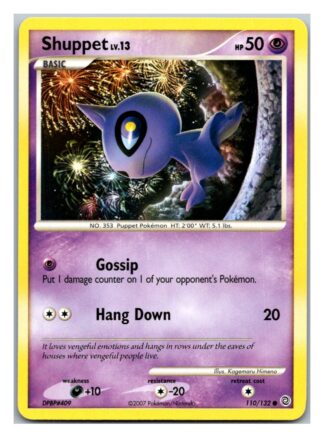Shuppet 110/132 Secret Wonders (Common) (P Condition)