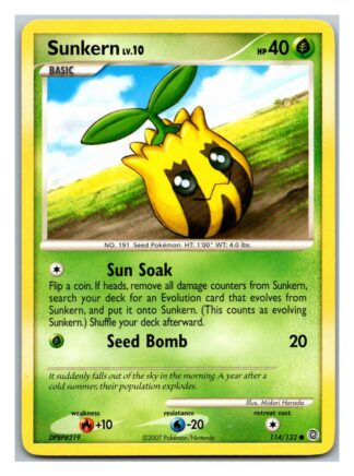 Sunkern 114/132 Secret Wonders (Common) (P Condition)