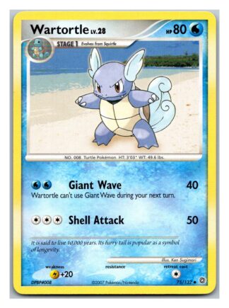 Wartortle 75/132 Secret Wonders (Uncommon) (Exc Condition)