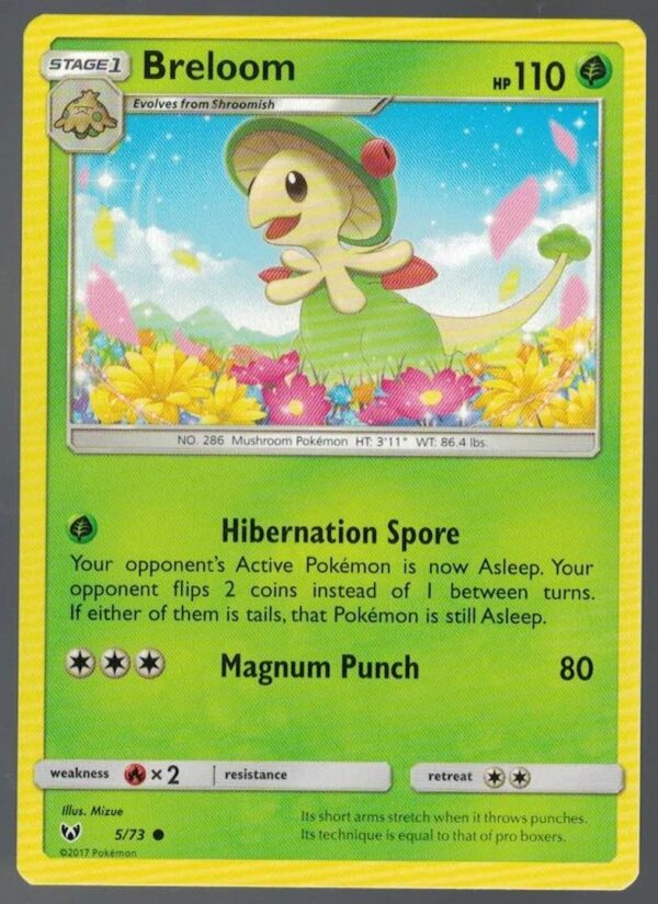 Breloom 5/73 Shining Legends (Common) (Exc Condition)