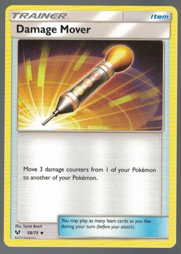 Damage Mover 58/73 Shining Legends (Exc Condition) (Uncommon)