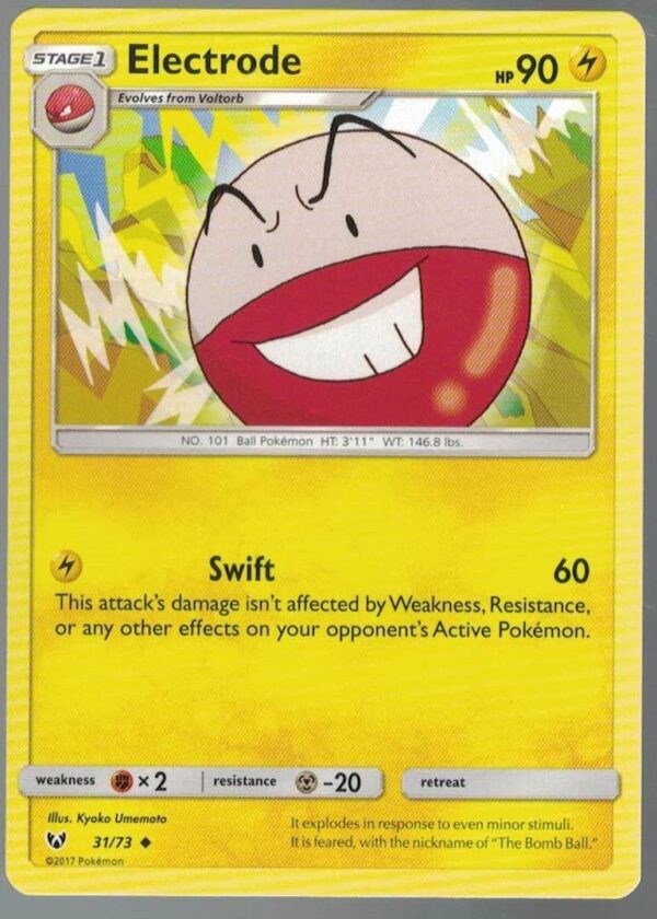 Electrode 31/73 Shining Legends (Uncommon) (Exc Condition)