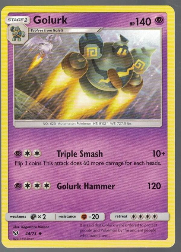 Golurk 44/73 Shining Legends (Uncommon) (Exc Condition)