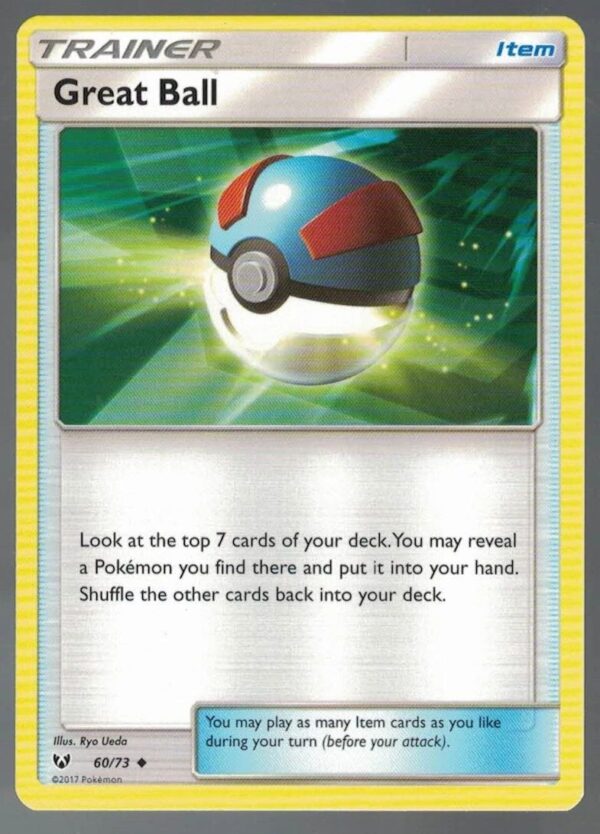 Great Ball 60/73 Shining Legends (Uncommon) (Exc Condition)