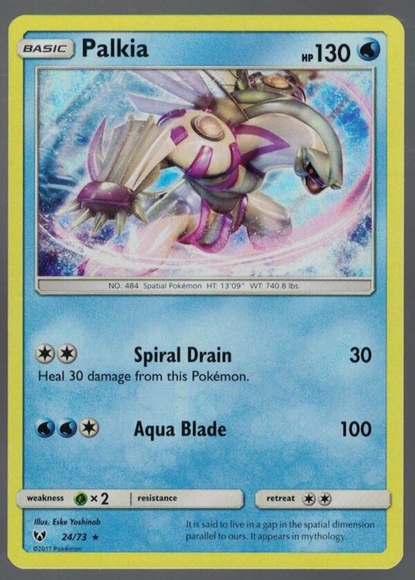 Palkia 24/73 Shining Legends (Holo) (Exc Condition)