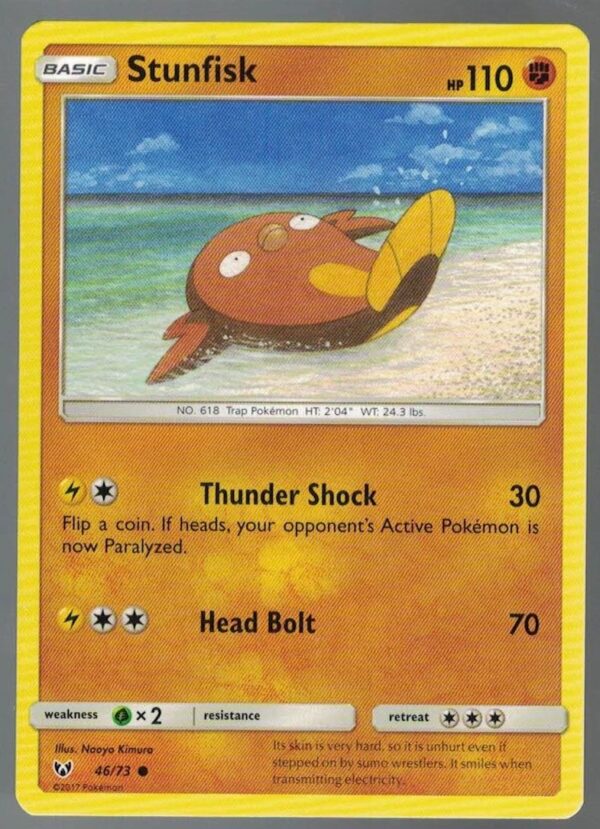 Stunfisk 46/73 Shining Legends (Common) (Exc Condition)