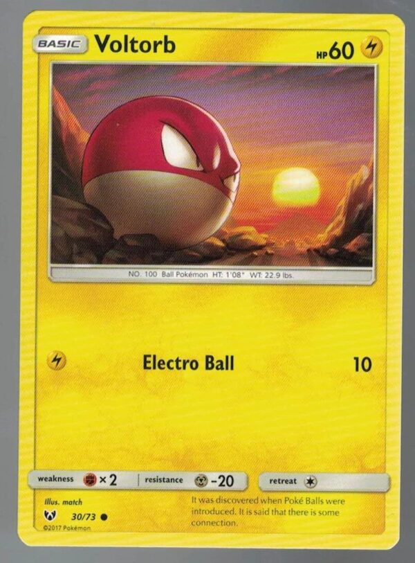 Voltorb 30/73 Shining Legends (Common) (Exc Condition)