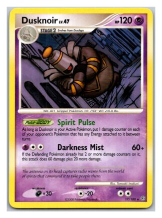 Dusknoir 17/100 Stormfront (Rare) (Exc Condition)
