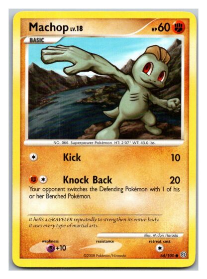 Machop 64/100 Stormfront (Common) (P Condition)