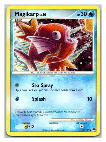 Magikarp 65/100 Stormfront (Common) (P Condition)
