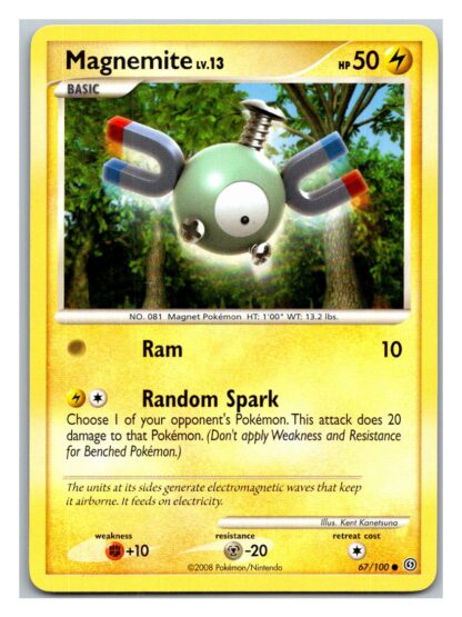 Magnemite 67/100 Stormfront (Common) (P Condition)