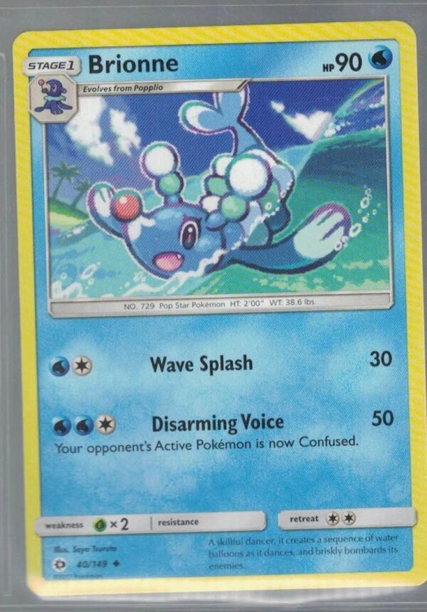 Brionne 40/149 Sun & Moon (Holo Promo) (Exc Condition)