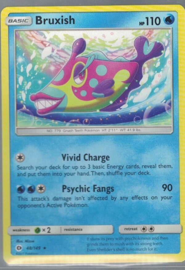Bruxish 48/149 Sun & Moon (Rare) (Exc Condition)