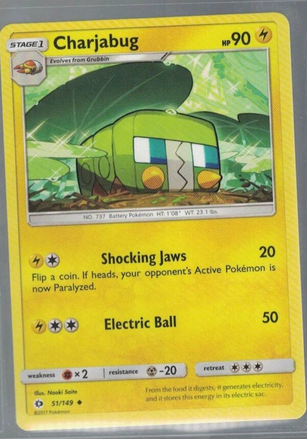 Charjabug 51/149 Sun & Moon (Uncommon) (Exc Condition)