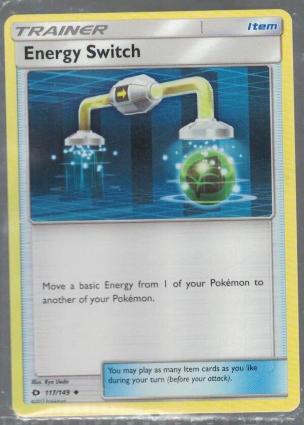 Energy Switch 117/149 Sun & Moon (Uncommon) (Exc Condition)