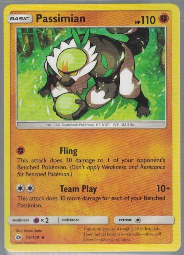 Passimian 73/149 Sun & Moon (Uncommon) (Exc Condition)