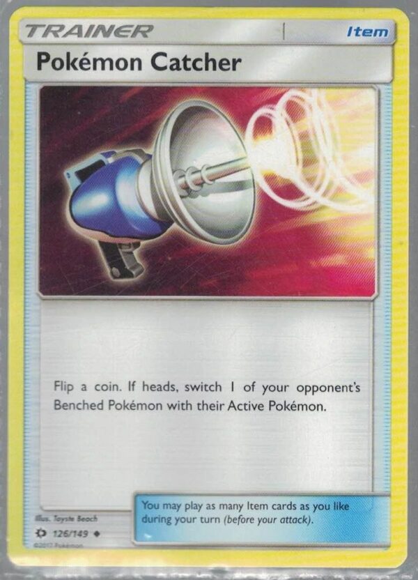 Pokemon Catcher 126/149 Sun & Moon (Uncommon) (Exc Condition)
