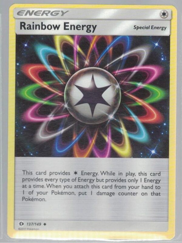 Rainbow Energy 137/149 Sun & Moon (Uncommon) (Exc Condition)