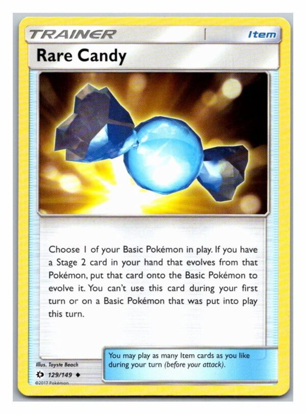 Rare Candy 129/149 Sun & Moon (Uncommon) (Exc Condition)
