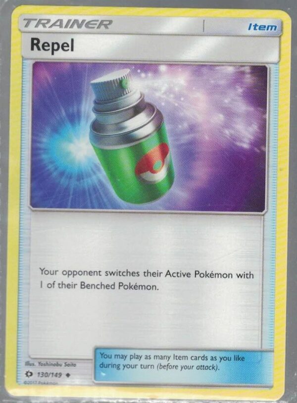 Repel 130/149 Sun & Moon (Uncommon) (Exc Condition)