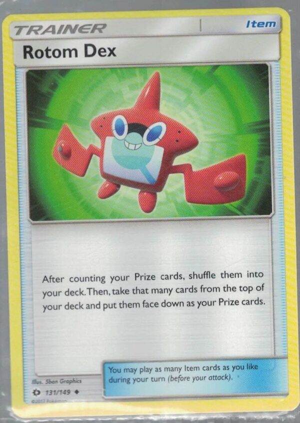 Rotom Dex 131/149 Sun & Moon (Uncommon) (Exc Condition)