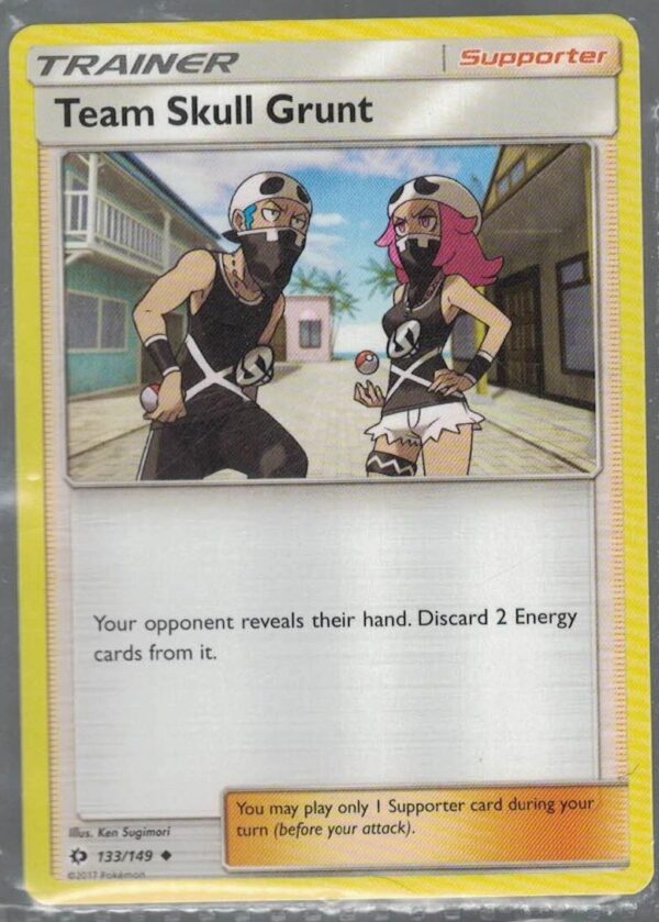 Team Skull Grunt 133/149 Sun & Moon (Uncommon) (Exc Condition)