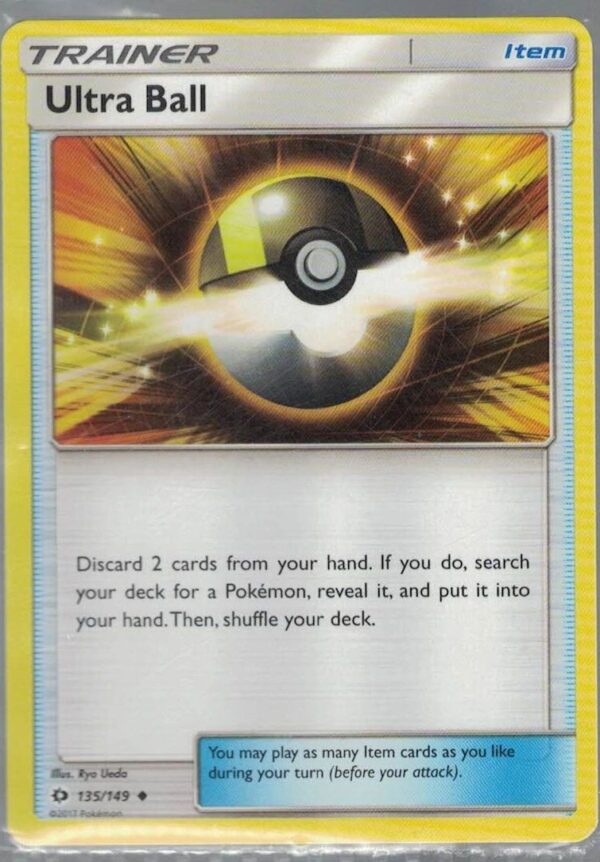 Ultra Ball 135/149 Sun & Moon (Uncommon) (Exc Condition)