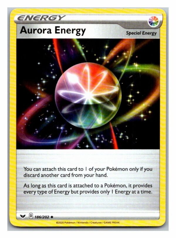Aurora Energy 186/202 Sword and Shield (Uncommon) (Exc Condition)