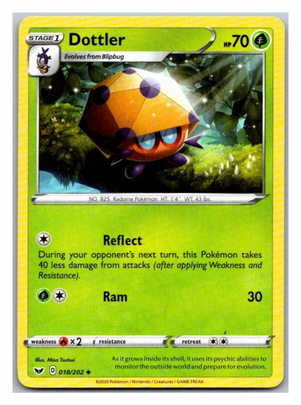 Dottler 18/202 Sword and Shield (Uncommon) (Exc Condition)