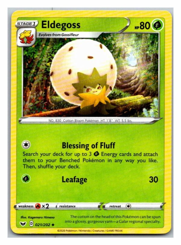 Eldegoss 21/202 Sword and Shield (Uncommon) (Exc Condition)