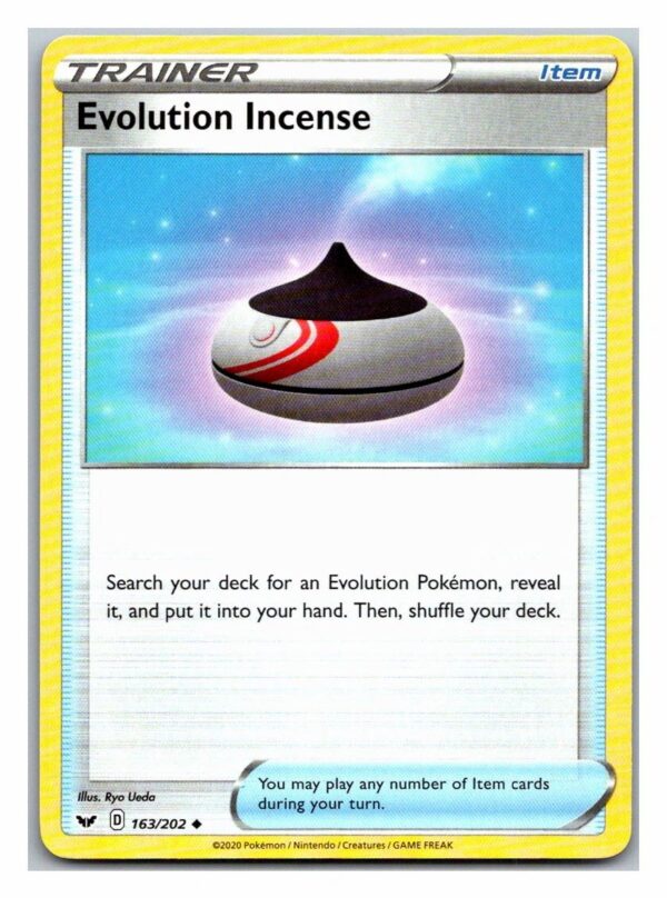 Evolution Incense 163/202 Sword and Shield (Uncommon) (Exc Condition)