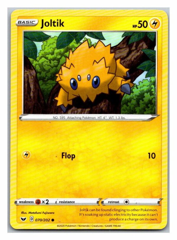 Joltik 70/202 Sword and Shield (Common) (Exc Condition)