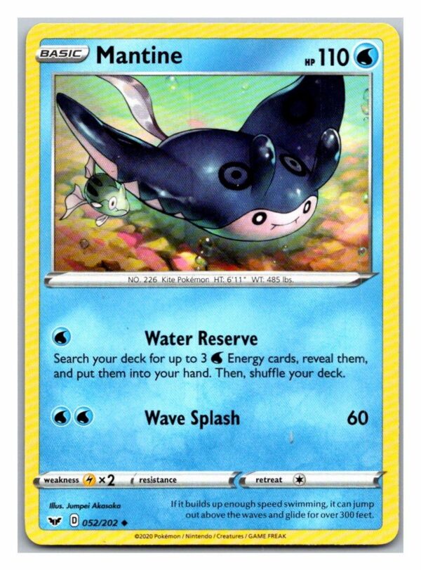 Mantine 52/202 Sword and Shield (Uncommon) (Exc Condition)