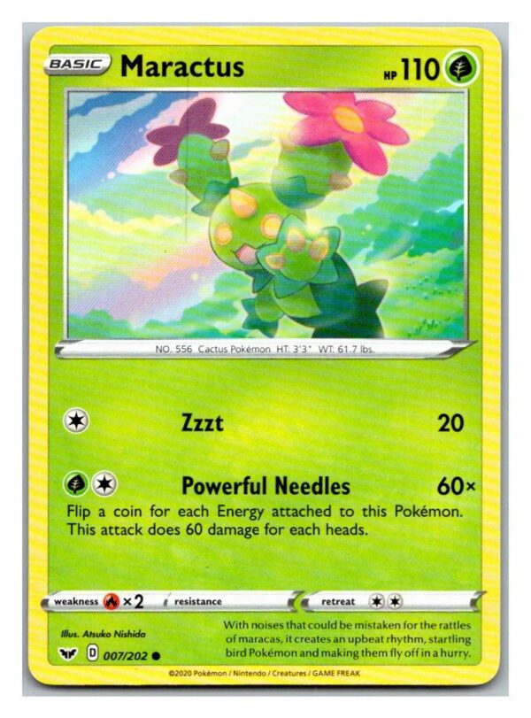 Maractus 7/202 Sword and Shield (Common) (Exc Condition)