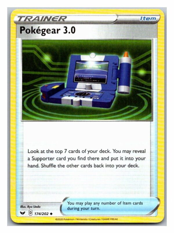 Pokegear 3.0 174/202 Sword and Shield (Uncommon) (Exc Condition)