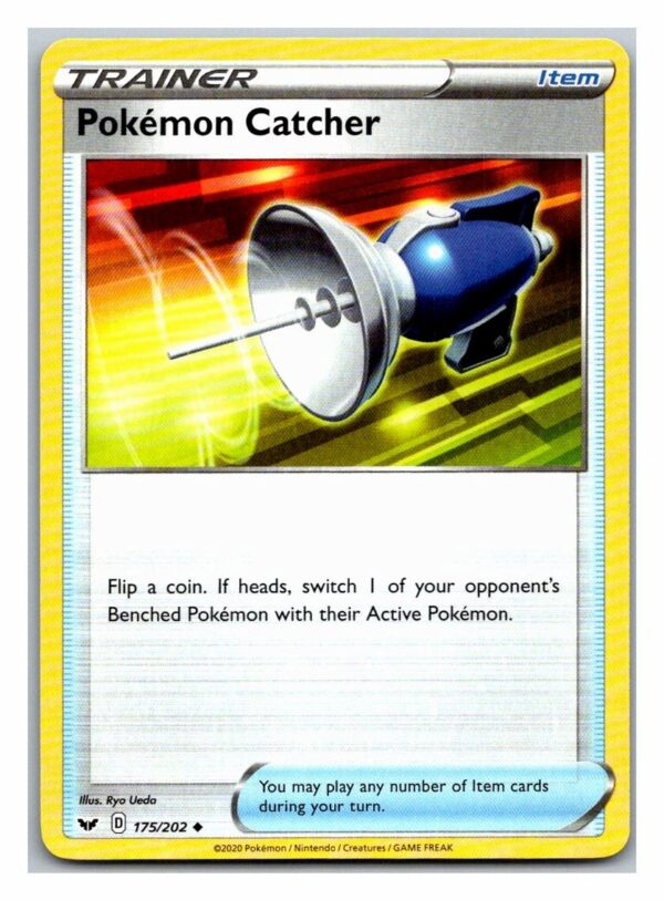 Pokemon Catcher 175/202 Sword and Shield (Uncommon) (Exc Condition)