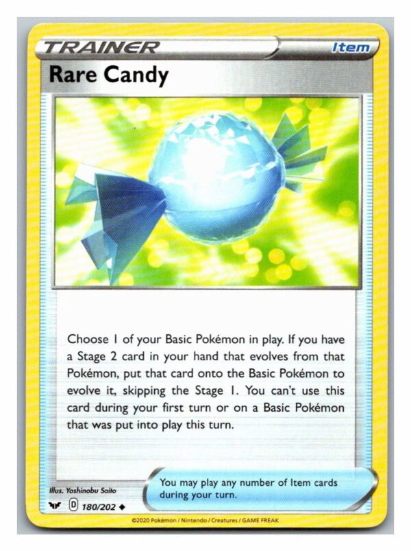Rare Candy 180/202 Sword and Shield (Uncommon) (Exc Condition)